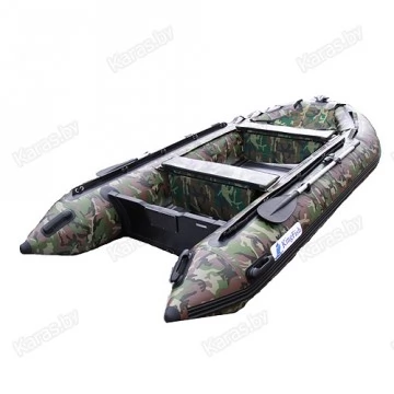 Надувная 6-ти местная ПВХ лодка KingFish HDS-360AL Camo